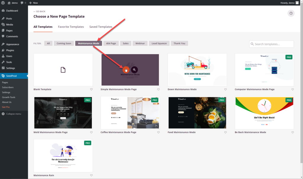 How To Unpublish WordPress Site / Posts / Pages Easily 7 WordPress enable Maintenance Mode self hosted enviroment - Step 3